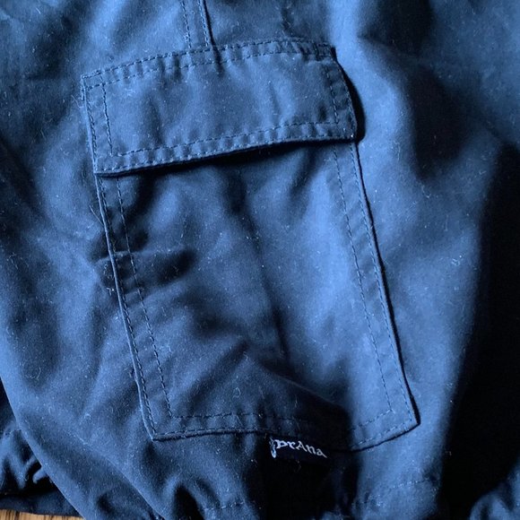 "Prana" black biking capris, EUC, Large - Picture 10 of 16